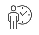 Icon flexible Arbeitszeiten